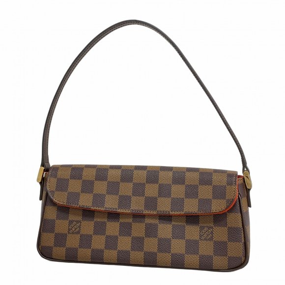 Louis Vuitton Damier Recoleta Shoulder Bag N51299 Ebene Women's - Picture 1 of 9